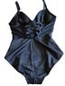 Miraclesuit Blue Black One Piece Swimsuit Size 6 - photo 2
