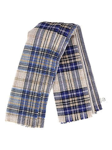 Acne Acne Studios Plaid Printed Scarf in Multicolor Wool (view 1)