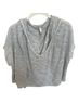 Elan Gray White Short Sleeve Top One size - photo 1