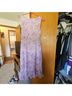 Connected Apparel 100% Polyester Floral Purple Cocktail Dress Size 10 - photo 5