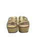 Sam Edelman 100% Leather Solid Gold Wedges Size 8 - photo 5