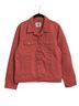 Old Navy 100% Cotton Solid Red Denim Jacket Size L - photo 1