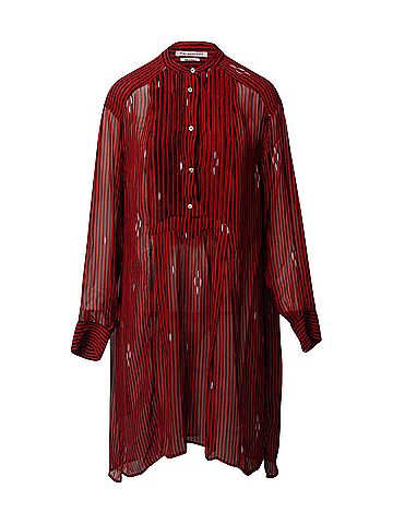 Isabel Marant Isabel Marant Etoile Striped Shirt Dress in Multicolor Viscose (view 1)