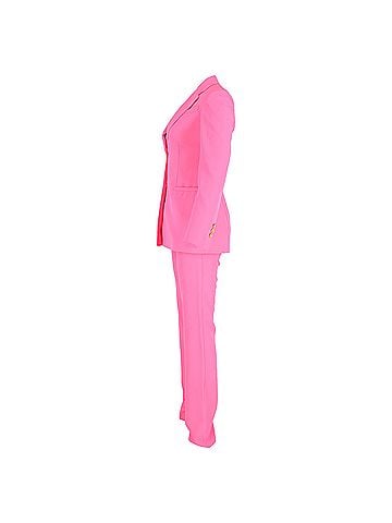 Versace Versace Embellished Button 3-In-1 Suit Set in Pink Wool (view 2)