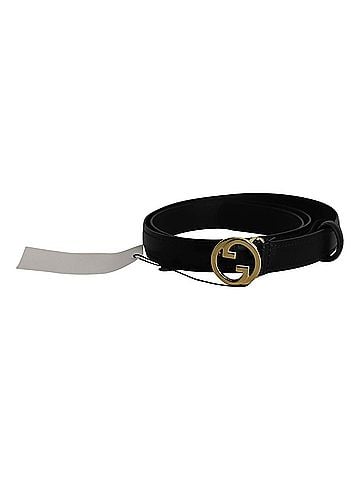 Gucci Gucci Blondie Interlocking GG Belt in Black Leather (view 1)