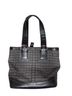Coach Print Black Leather Tote One size - photo 1
