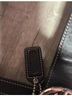 Coach Print Black Leather Tote One size - photo 4