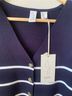 Joie Stripes Blue White Skort Size L - photo 4