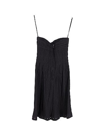 Isabel Marant Isabel Marant Étoile Taylor Strapless Dress in Black Cotton (view 1)