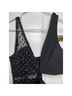 Hours Polka Dots Black Silver Cocktail Dress Size XS - photo 4