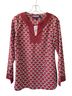 Vineyard Vines 100% Cotton Print Multi Color Blouse Size S - photo 1
