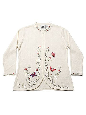 Storybook Knits Garden of Love Cardigan (view 1)