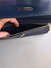 St. John Caviar 100% Leather Blue Clutch One size - photo 14