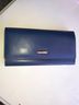 St. John Caviar 100% Leather Blue Clutch One size - photo 3