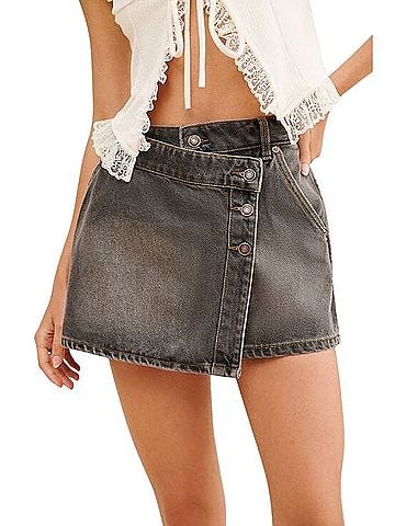 Free People Denim Skirt (view 1)