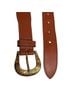 The Limited 100% Leather Brown Gold Leather Belt Size S - photo 5