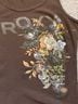 Roxy Floral Brown Tank Top Size M - photo 3