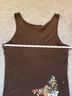 Roxy Floral Brown Tank Top Size M - photo 5