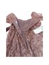 JS Collections 100% Polyester Damask Solid Floral Multi Color Pink Purple Cocktail Dress Size 6 - photo 9