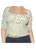 BP. 100% Viscose Polka Dots White Black Short Sleeve Blouse Size XL - photo 1