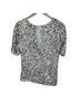 L.K. Bennett 100% Polyester 100% Polyester Silver T-Shirt Size 8 - photo 2