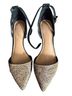Crown Vintage Leopard Print Black Tan Flats Size 7 1/2 - photo 1