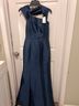 Amsale 100% Polyester Blue Cocktail Dress Size 4 - photo 4