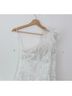 Mac Duggal 100% Polyester White Ivory Cocktail Dress Size 4 - photo 3