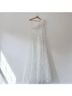 Mac Duggal 100% Polyester White Ivory Cocktail Dress Size 4 - photo 4