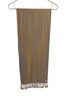 Frank & Eileen 100% Cotton Checkered-gingham Tan Scarf One size - photo 4