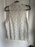 Equipment White Sleeveless Blouse Size L - photo 3