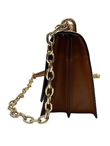 Miu Miu Miu Miu Solitaire Shoulder Bag in Brown Leather (view 2)
