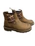 Ariat 100% Leather Animal Print Brown Ankle Boots Size 8 - photo 1