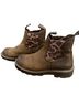 Ariat 100% Leather Animal Print Brown Ankle Boots Size 8 - photo 2