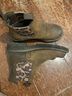 Ariat 100% Leather Animal Print Brown Ankle Boots Size 8 - photo 4