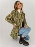 Zoco Floral Solid Green Multi Color Coat Size M - photo 9