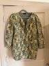 Zoco Floral Solid Green Multi Color Coat Size M - photo 7