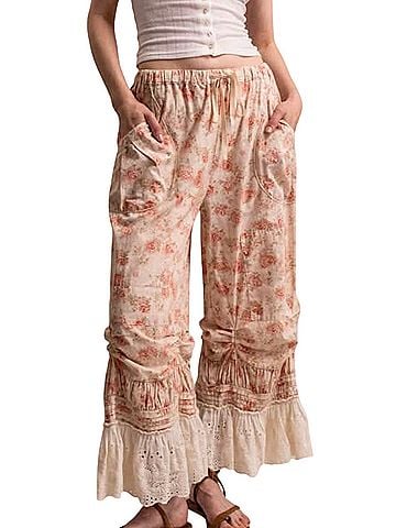 Blue Velvet Casual Pants (view 1)