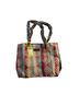 Wrangler Jeans Co 100% Polyester Aztec Or Tribal Print Multi Color Leather Tote One size - photo 1