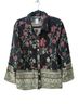 Sag Harbor Floral Black Red Green Ivory Jacket Size 14 (petite) - photo 1
