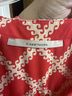 41Hawthorn Print White Orange Sleeveless Blouse Size L - photo 3