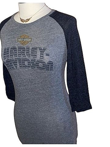 Harley Davidson Harley Davidson 3/4 Sleeve Top (view 2)