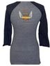 Harley Davidson Gray Black 3/4 Sleeve Top Size L - photo 3