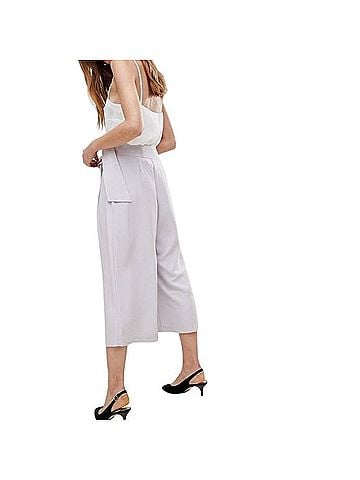 ASOS DESIGN Self Tie Culottes Casual Pants (view 2)