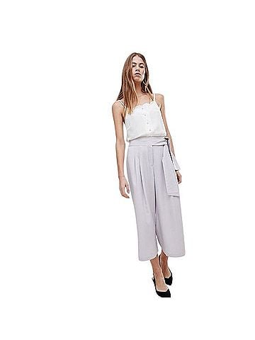 ASOS DESIGN Self Tie Culottes Casual Pants (view 1)