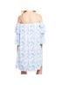 Elliatt 100% Polyester Floral Blue White Casual Dress Size S - photo 2