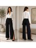 Theory Black Track Pants Size 48 waist - photo 4