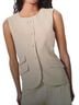 Rag & Bone 100% Linen Tan Vest Size 4 - photo 1