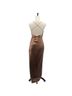 The Sei 100% Silk Brown Tan Cocktail Dress Size 4 - photo 2