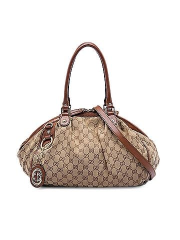 Gucci GG Canvas Sukey Satchel (view 1)